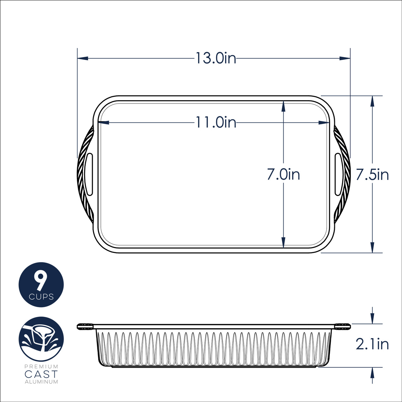 Cardamom™ 7" x 11" Rectangular BakerCardamom™ 7" x 11" Rectangular Baker - Image 7