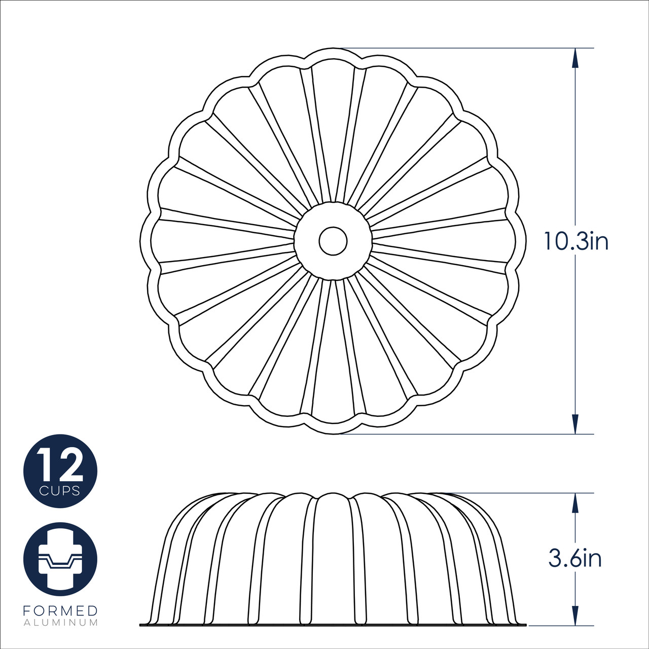 Formed Elegant Party Bundt®Formed Elegant Party Bundt® - Image 7