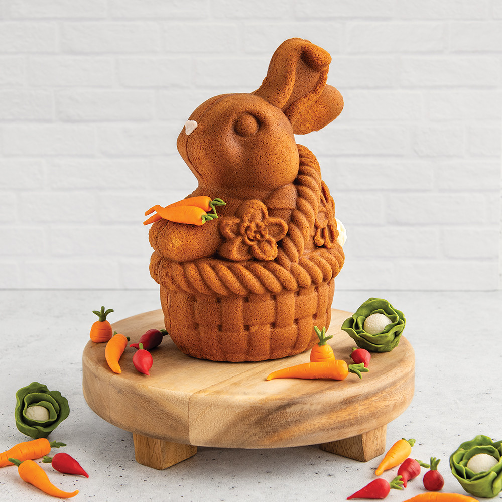 Bunny In Basket 3D Cake PanBunny In Basket 3D Cake Pan - Image 2