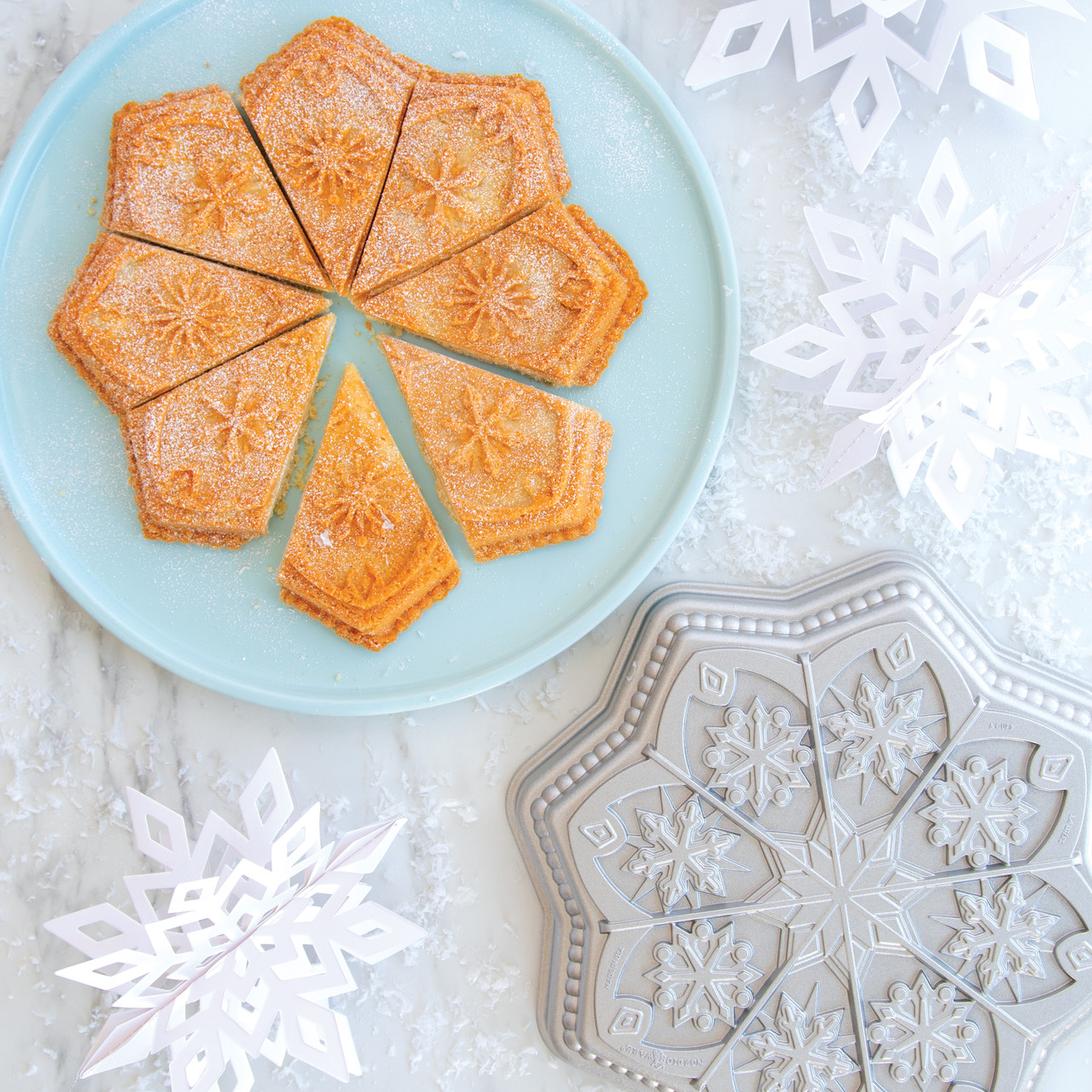 Sweet Snowflakes Shortbread PanSweet Snowflakes Shortbread Pan - Image 2