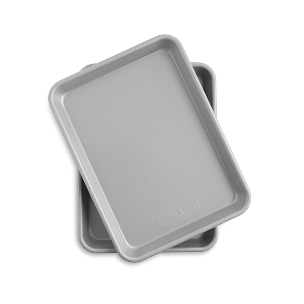 Brilliant Bakeware Set of 2 Nonstick Quarter Sheet PansBrilliant Bakeware Set of 2 Nonstick Quarter Sheet Pans