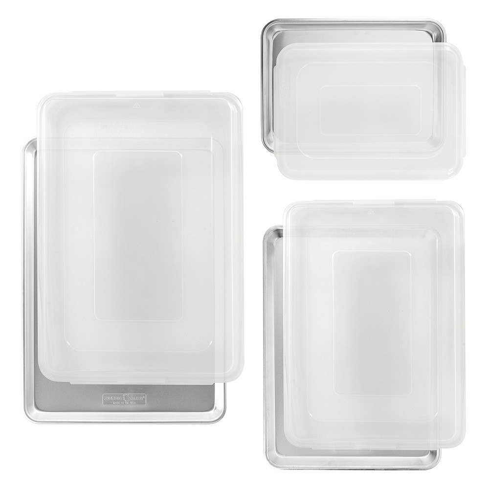 Naturals 6 Piece Baking Sheet & Lid SetNaturals 6 Piece Baking Sheet & Lid Set