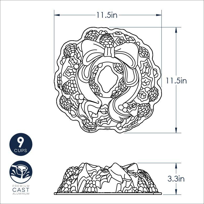 Holiday Wreath PanHoliday Wreath Pan - Image 6