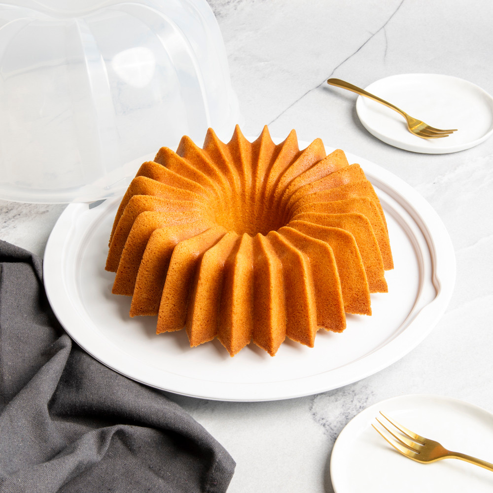 Translucent Bundt® Cake Keeper - WhiteTranslucent Bundt® Cake Keeper - White - Image 2
