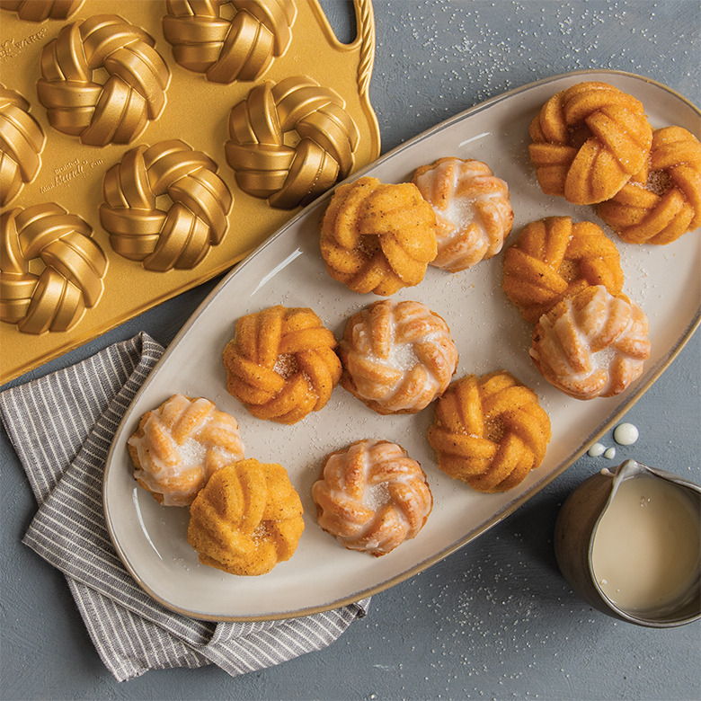 75th Anniversary Braided Mini Bundt® Pan75th Anniversary Braided Mini Bundt® Pan - Image 3