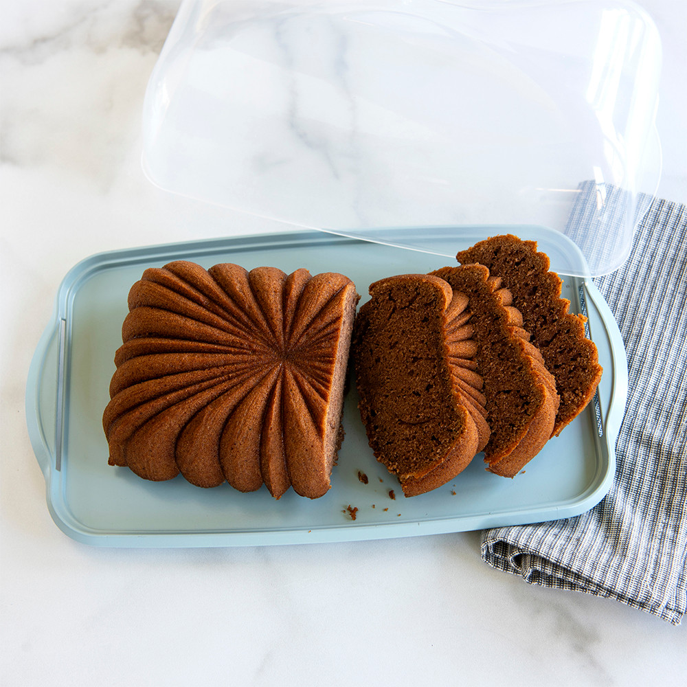 Fluted Loaf, Loaf Cake Keeper, & Salted Caramel Quick Bread MixFluted Loaf, Loaf Cake Keeper, & Salted Caramel Quick Bread Mix - Image 3