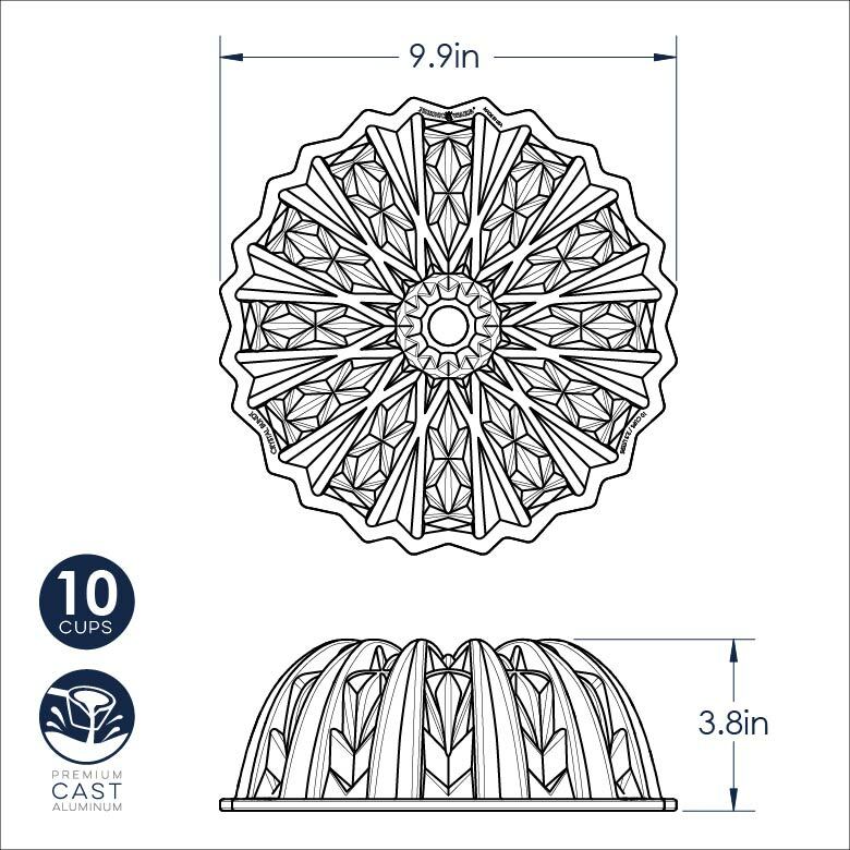 Cut Crystal Bundt® PanCut Crystal Bundt® Pan - Image 6