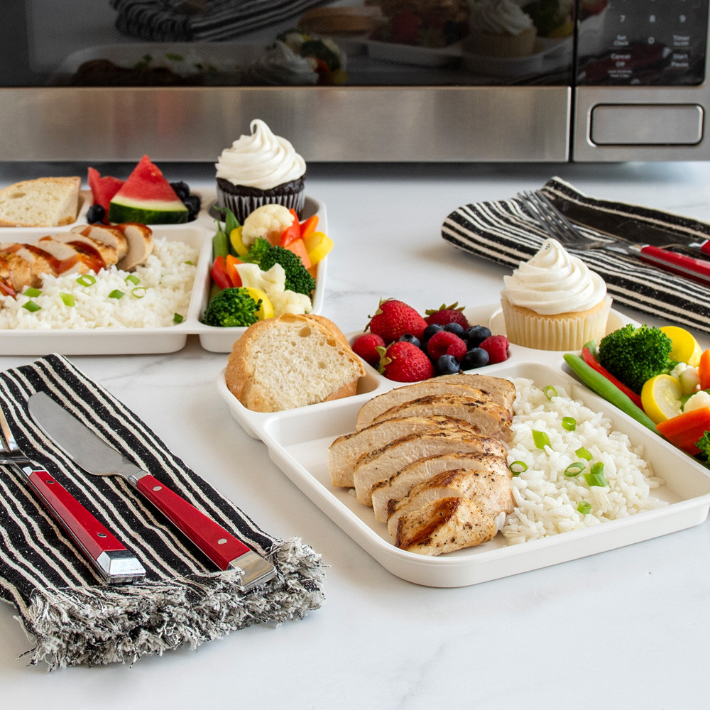 Divided Meal Tray - Set of 2Divided Meal Tray - Set of 2 - Image 3
