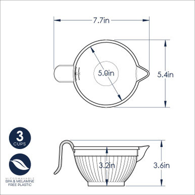 Micro Mix & Melt Bowl - WhiteMicro Mix & Melt Bowl - White - Image 4