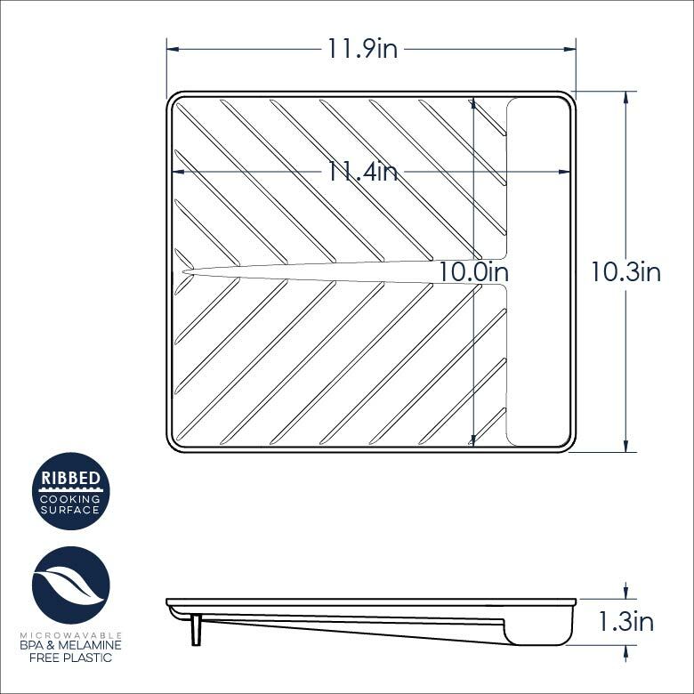 Large Slanted Bacon Tray and Food DefrosterLarge Slanted Bacon Tray and Food Defroster - Image 5