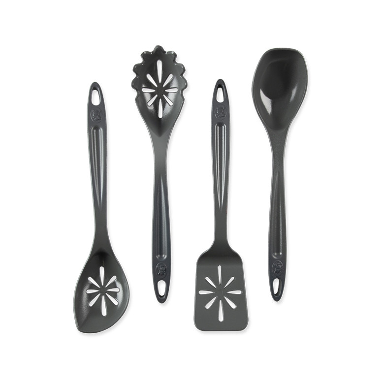 4 Piece Kitchen Utensil Set, Storm Gray4 Piece Kitchen Utensil Set, Storm Gray