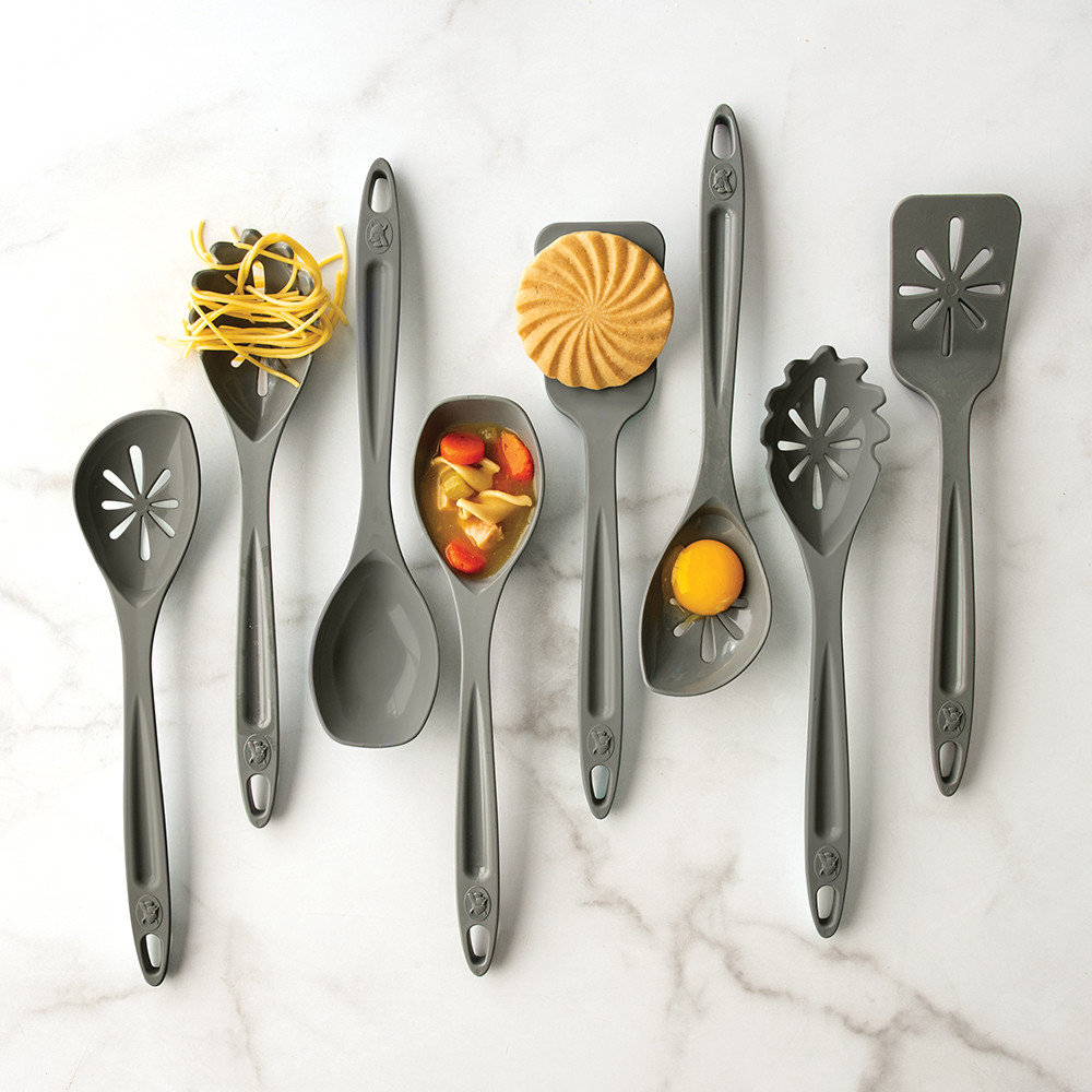 4 Piece Kitchen Utensil Set, Storm Gray4 Piece Kitchen Utensil Set, Storm Gray - Image 2