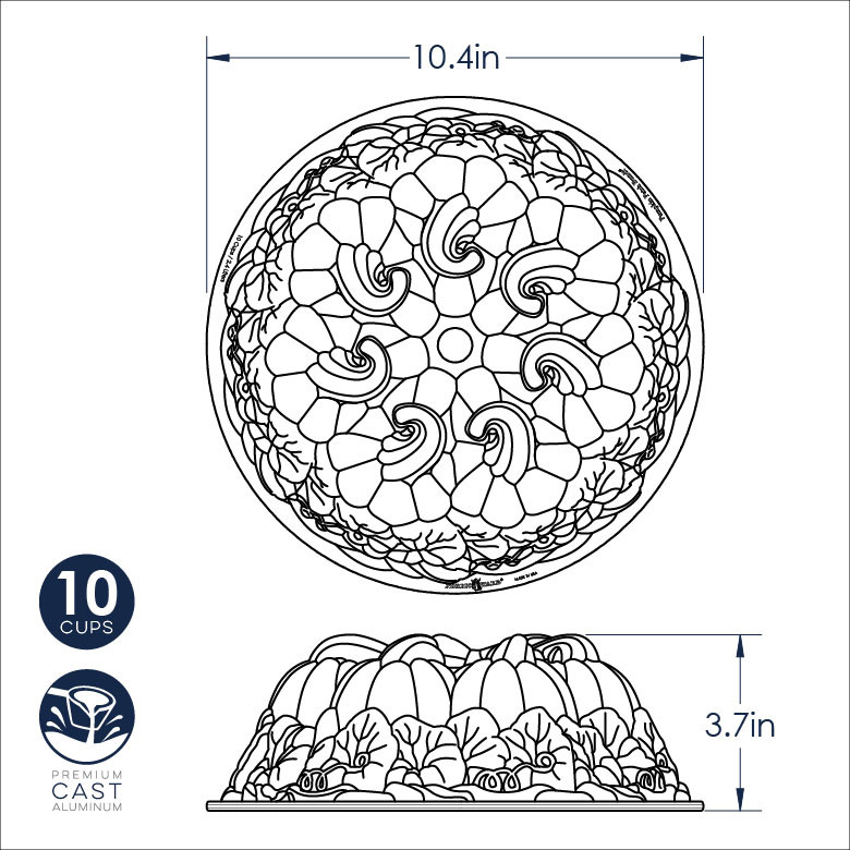 Pumpkin Patch Bundt® PanPumpkin Patch Bundt® Pan - Image 5