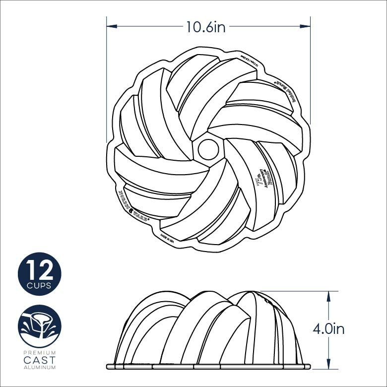 75th Anniversary Braided Bundt® Pan75th Anniversary Braided Bundt® Pan - Image 12