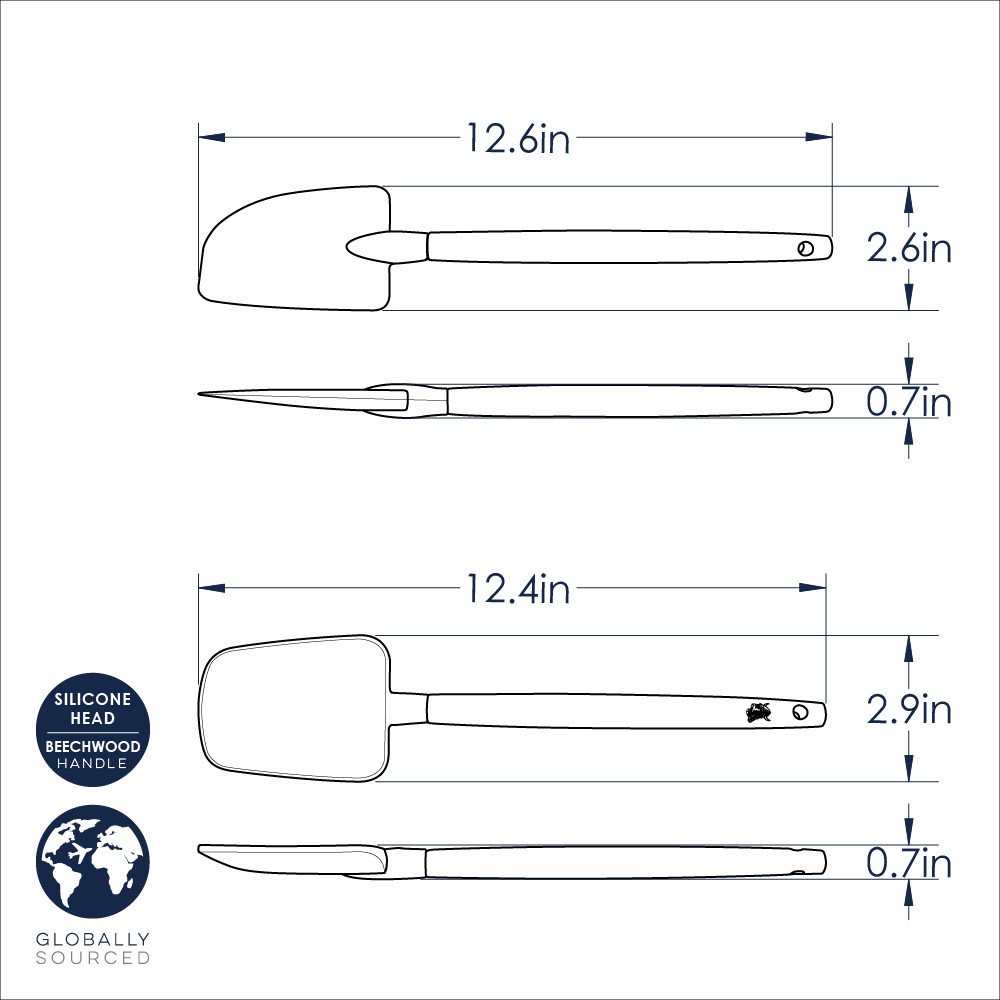 2 Piece Large Spatula Set2 Piece Large Spatula Set - Image 3