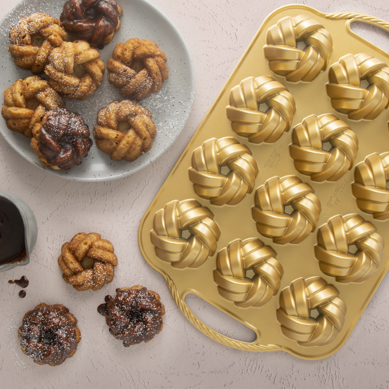 75th Anniversary Braided Mini Bundt® Pan75th Anniversary Braided Mini Bundt® Pan - Image 2
