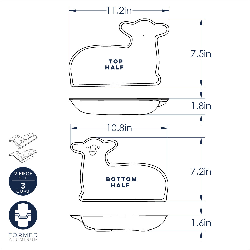 3D Lamb Cake Pan3D Lamb Cake Pan - Image 6