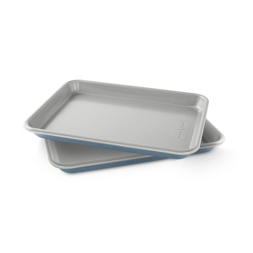 Brilliant Bakeware Set of 2 Nonstick Quarter Sheet PansBrilliant Bakeware Set of 2 Nonstick Quarter Sheet Pans - Image 2