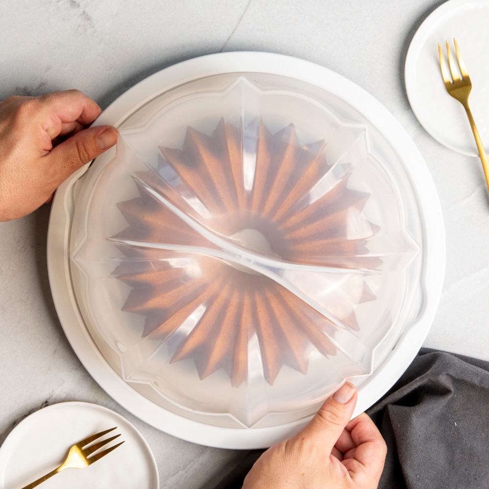 Translucent Bundt® Cake Keeper - WhiteTranslucent Bundt® Cake Keeper - White - Image 5