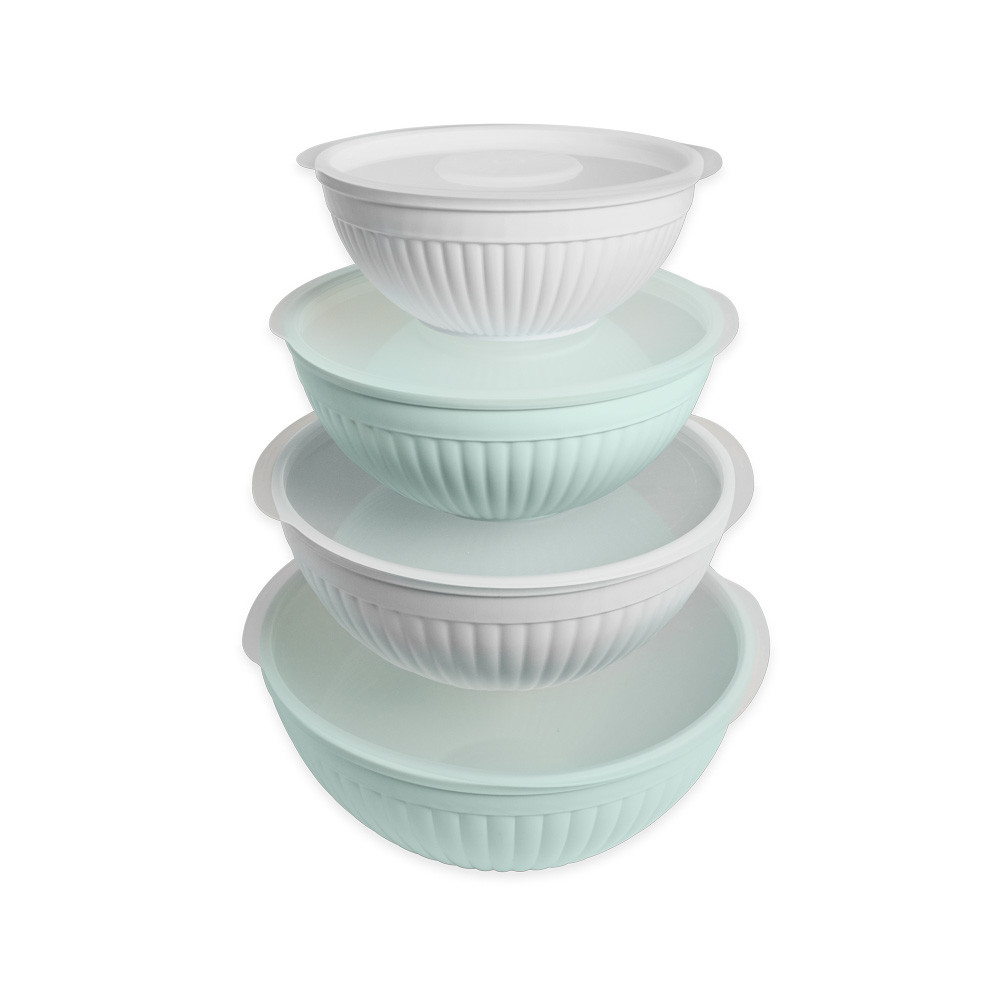 8 Piece Covered Bowl Set - Sea Glass Multi8 Piece Covered Bowl Set - Sea Glass Multi