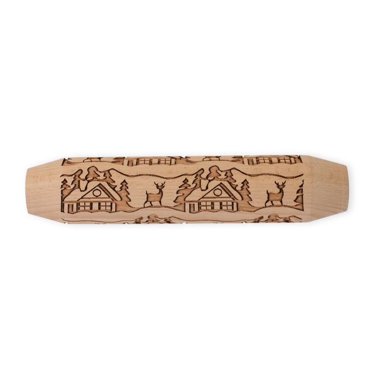 Woodland Cottage Embossing Rolling PinWoodland Cottage Embossing Rolling Pin