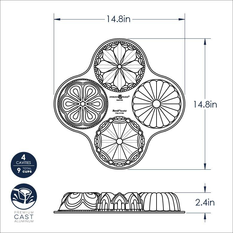 9 Cup Bundt® Quartet Pan9 Cup Bundt® Quartet Pan - Image 8