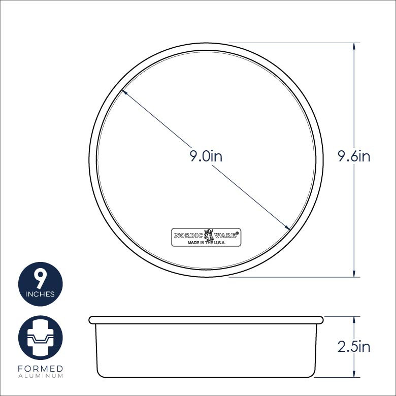 Naturals® 9" Round Cake PanNaturals® 9" Round Cake Pan - Image 5