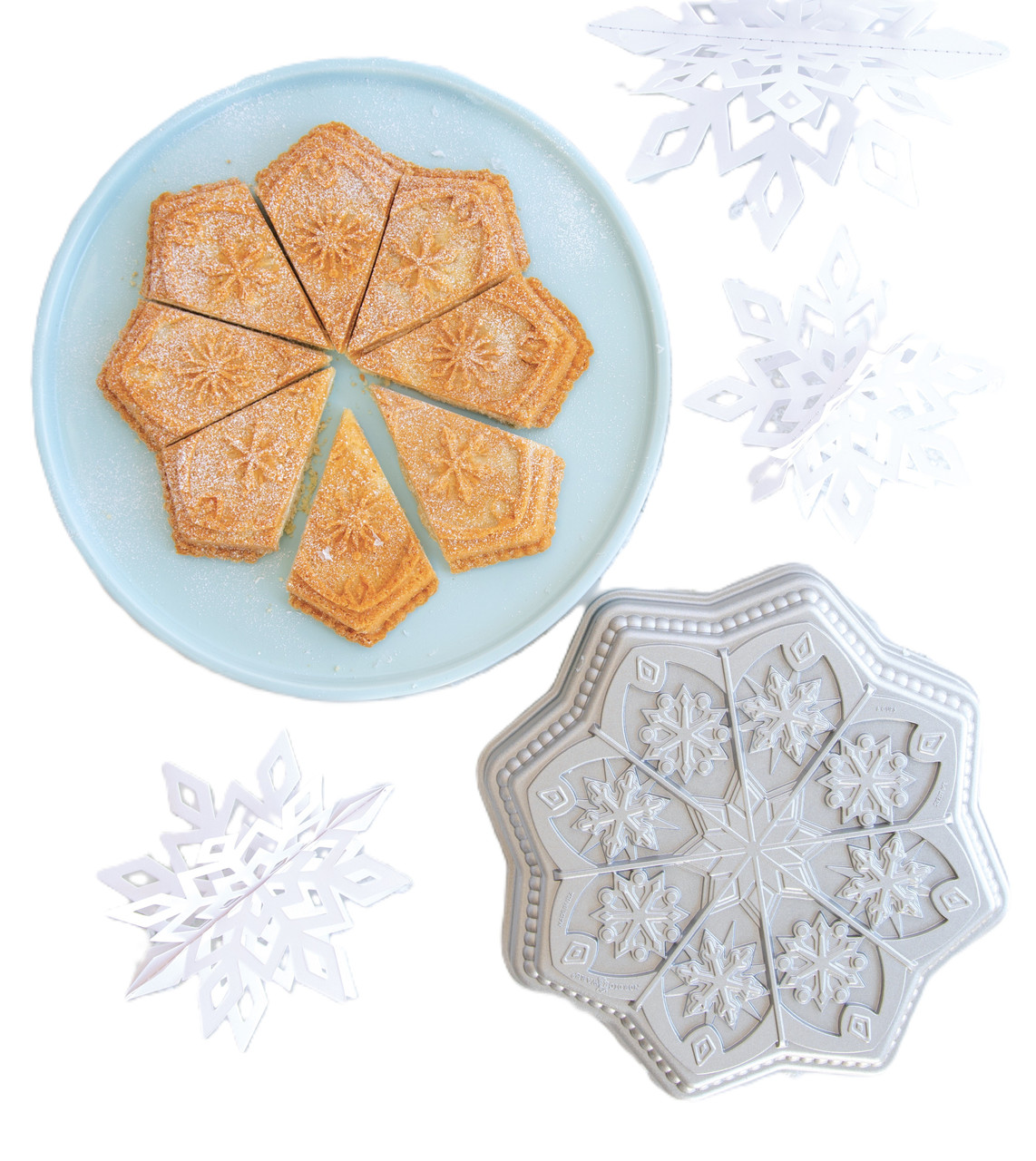Sweet Snowflakes Shortbread PanSweet Snowflakes Shortbread Pan - Image 6