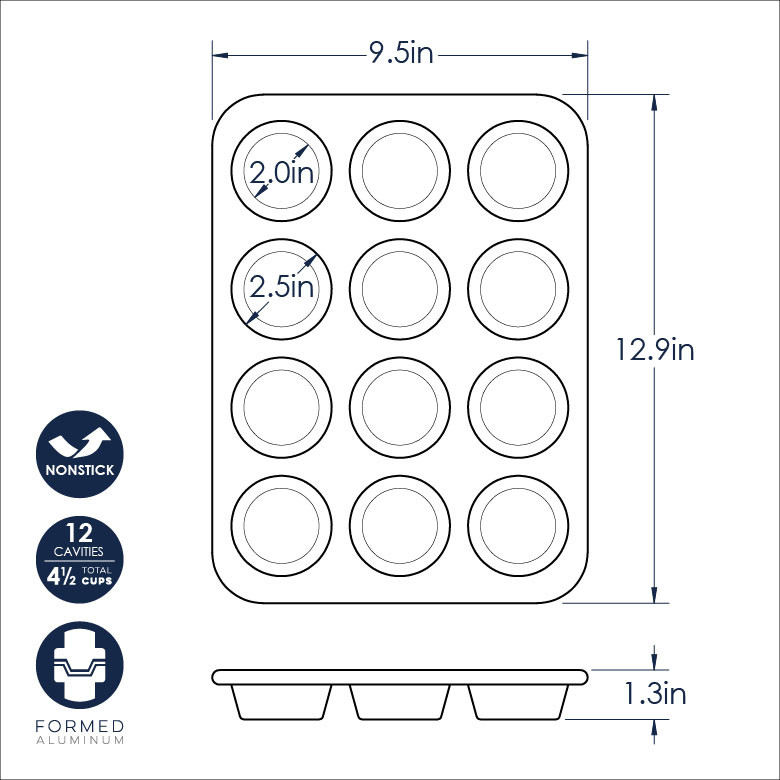 Brilliant Bakeware 8-Piece Nonstick Pan SetBrilliant Bakeware 8-Piece Nonstick Pan Set - Image 12